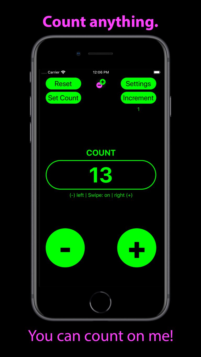 Features Digital Tally Counter App Plus Minus Counter